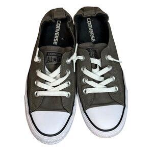 Converse Shoes Womens 8.5 Chuck Taylor All Star Shoreline Sneakers Gray 543202F